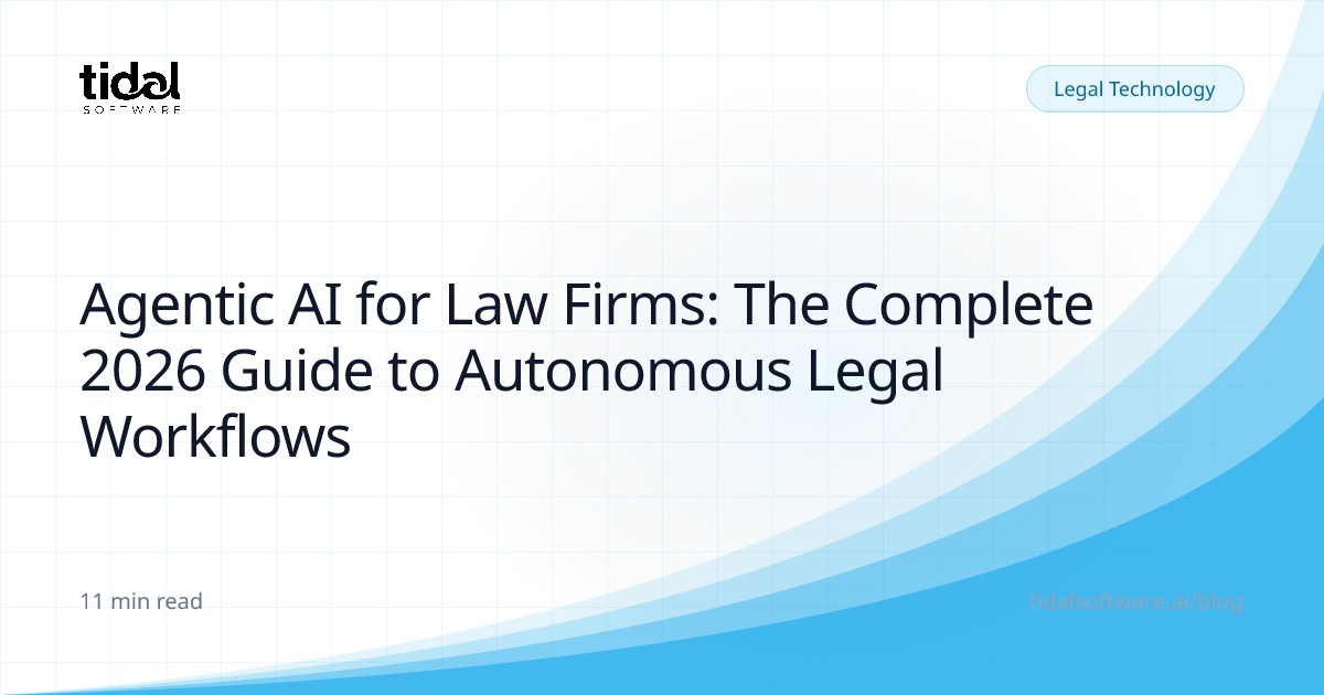 Agentic AI for Law Firms: The Complete 2026 Guide to Autonomous Legal ...