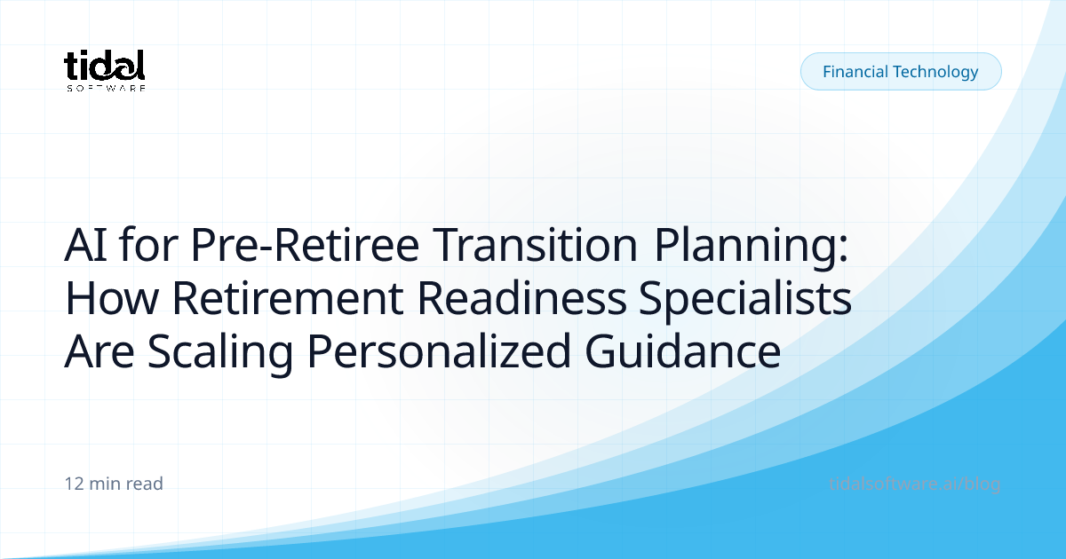 AI for Pre-Retiree Transition Planning: How Retirement Readiness ...